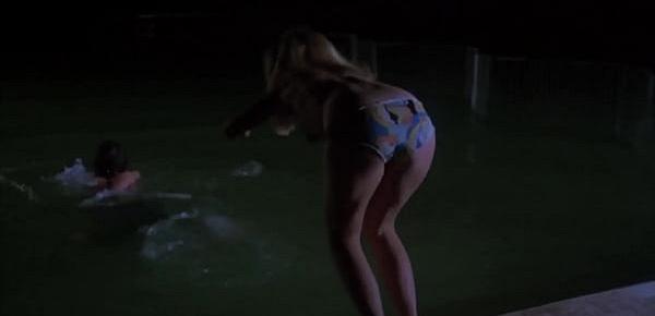  Piranha (1978) Sexy Topless Girl Swimming